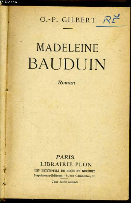 MADELEINE BAUDUIN