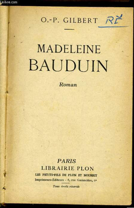 MADELEINE BAUDUIN