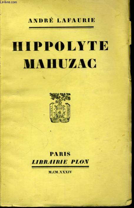 HIPPOLYTE MAHUZAC