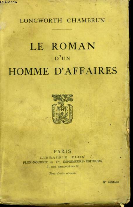 LE ROMAN D'UN HOMME D'AFFAIRES