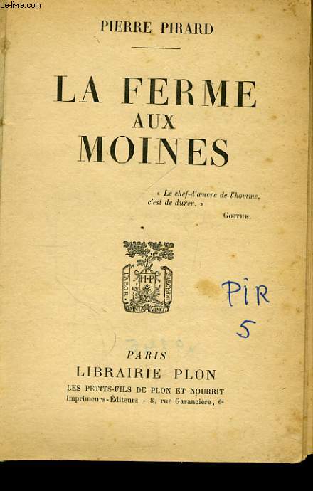 LA FERME AUX MOINES