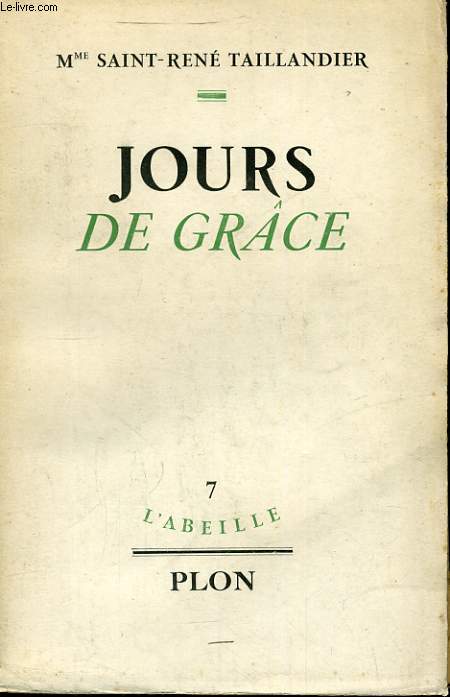 JOURS DE GRACE