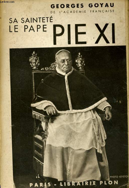 SA SAINTETE LE PAPE PIE XI