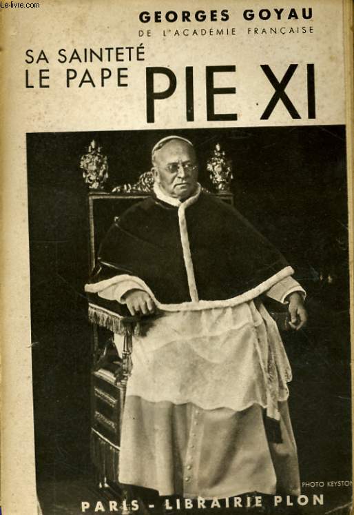 SA SAINTETE LE PAPE PIE XI