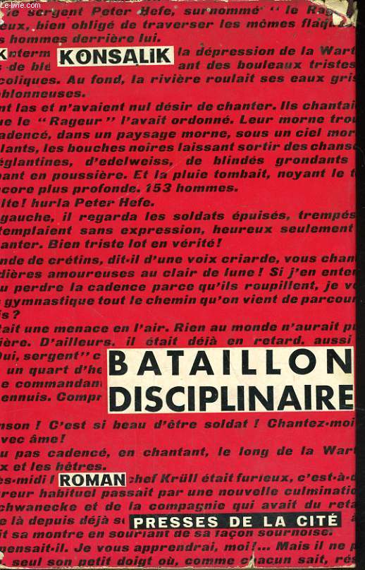 BATAILLON DISCIPLINAIRE