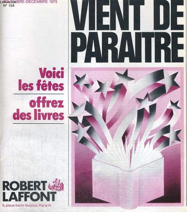 BULLETIN ROBERT LAFFONT N 154.