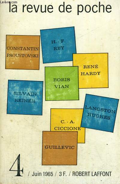 LA REVUE DE POCHE N 4.