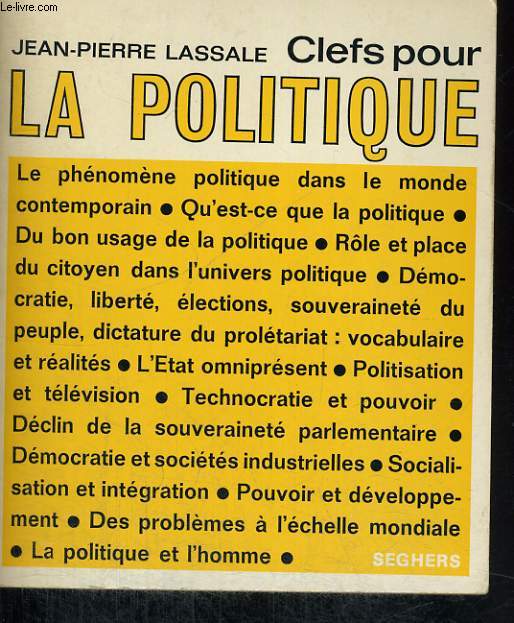 Clefs pour la POLITIQUE - Collection Clefs