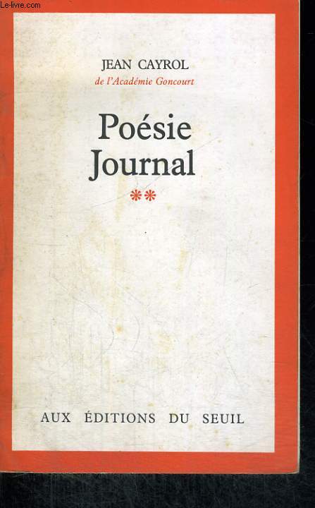 Posie Journal -Tome 2 1975-1976