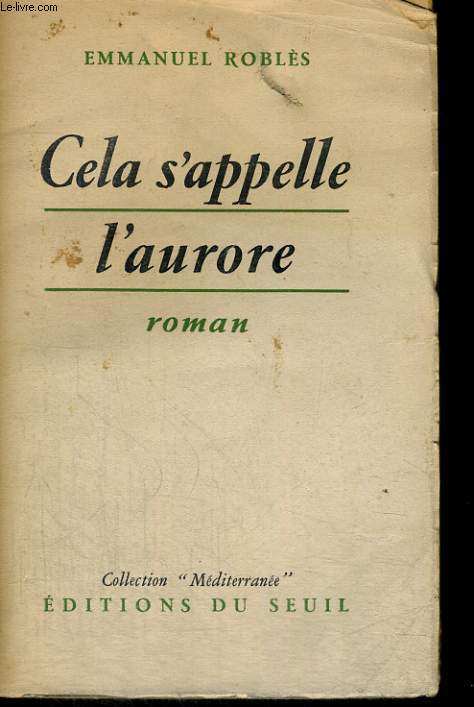 Cela s'appelle l'Aurore