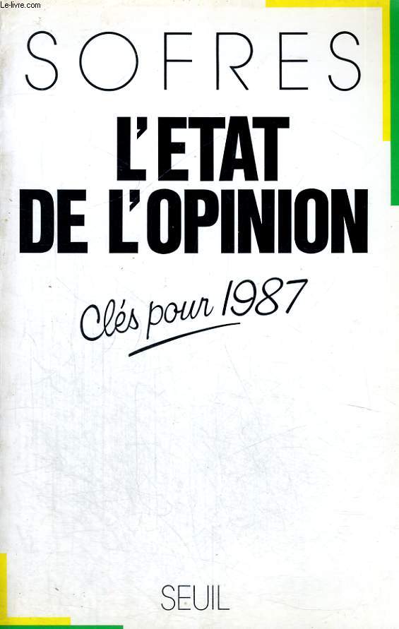 L'Etat de l'opinion - cls pour 1987