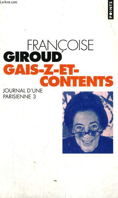 GAIS-Z-ET-CONTENTS - Journal d'une parisienne 3 - 1996 - Collection Points P522