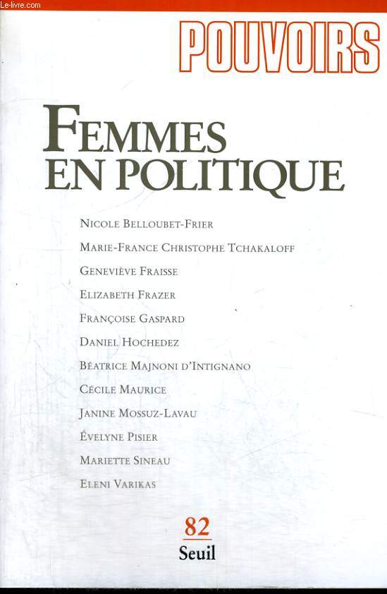 FEMMES EN POLITIQUE - Collection Pouvoirs n82