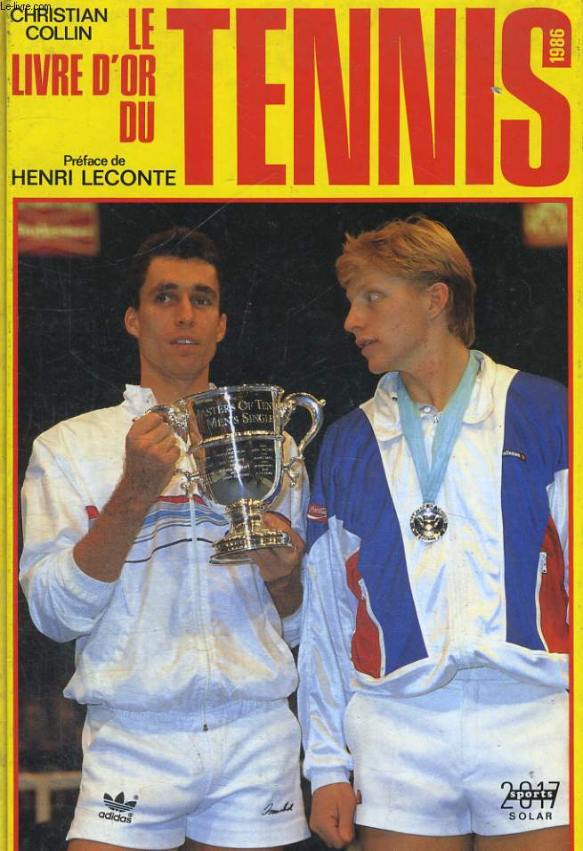 LE LIVRE D'OR DU TENNIS 1986.