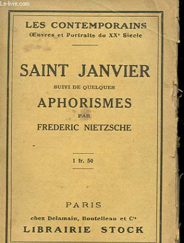 SAINT JANVIER SUIVI DE QUELQUES APHORISMES