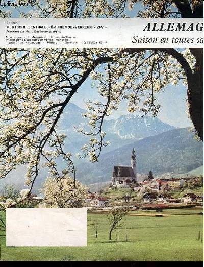 ALLEMAGNE - SAISON EN TOUTES SAISONS - DEPLIANT
