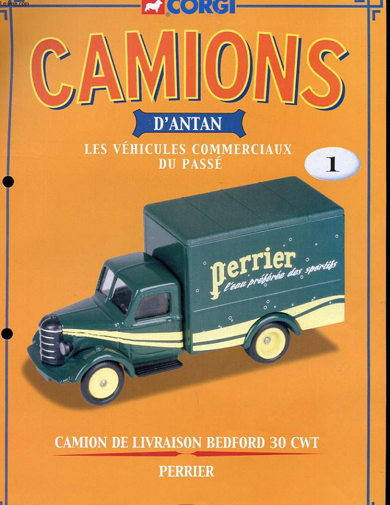 LOT D'UN FASICULE ET 10 FICHES - CAMIONS D'ANTAN - LES VEHICULES COMMERCIAUX DU PASSE