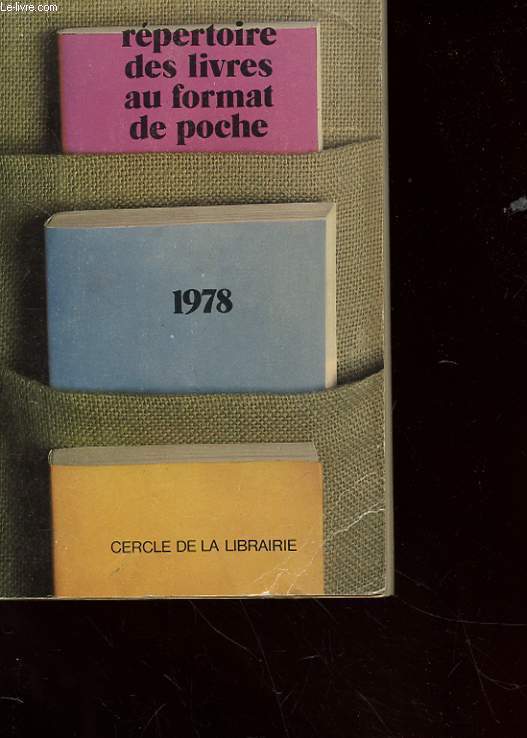 CATALOGUE DE LIVRES AU FORMAT DE POCHE 1978
