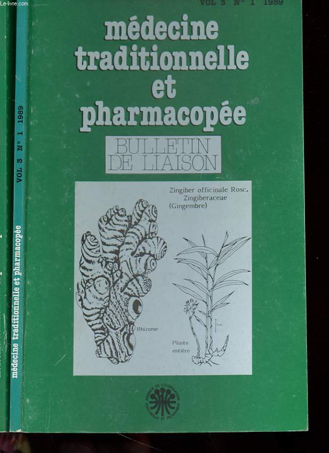 LOT DE 2 BULLETIN DE LIAISON - MEDECINE TRADITIONNELLE ET PHARMACOPEE - VOL 2 ET 3 - N1