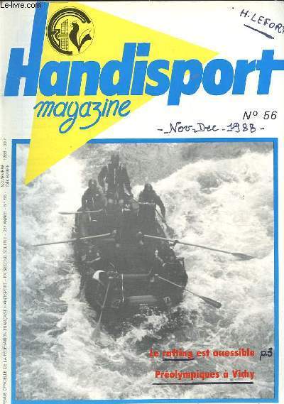 HANDISPORT MAGAZINE 25e ANNEE N56