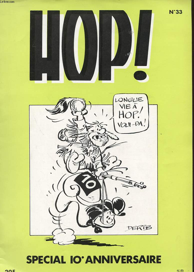 HOP N 33 - REVUE D'INFORMATION DE LA BD - SPECIAL 10 ANNIVERSAIRE