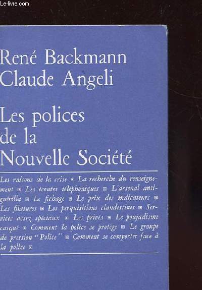 LES POLICES DE LA NOUVELLES SOCIETE