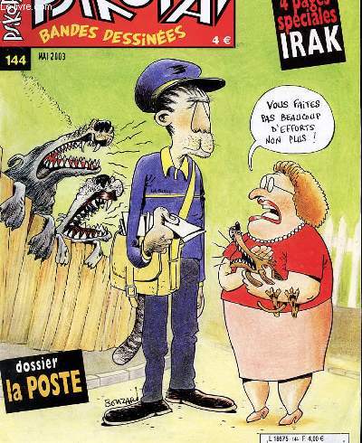 PSIKOPAT N144 - 4 PAGES SPECIAL IRAK - DOSSIER LA POSTE