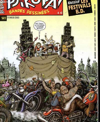 PSIKOPAT N 141 - DOSSIER LES FESTIVALS B.D