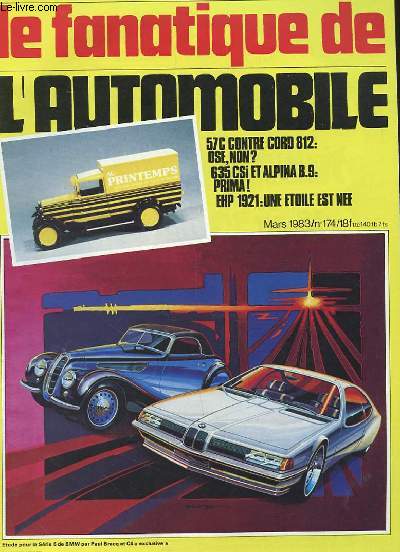 LE FANATIQUE DE L'AUTOMOBILE N174 - ETUDE POUR LA SERIE 6 DE BMW