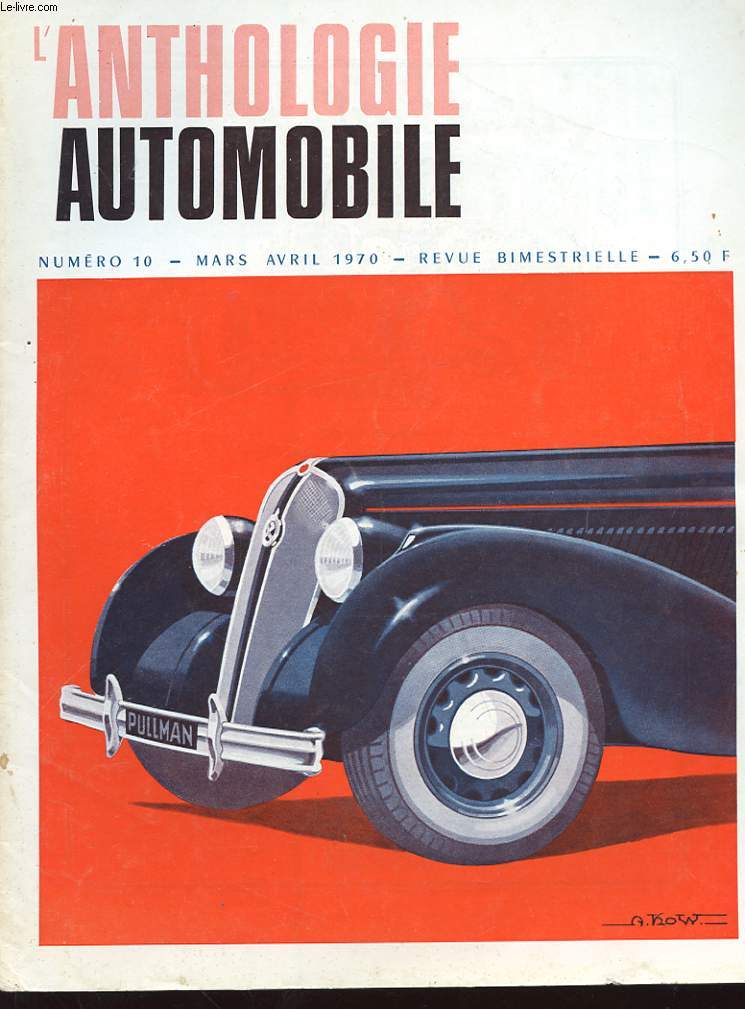 L'ANTHOLOGIE DE L'AUTOMOBILE N10