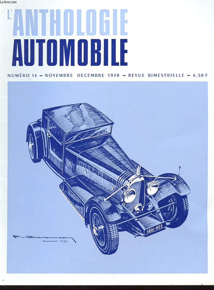 L'ANTHOLOGIE DE L'AUTOMOBILE N14