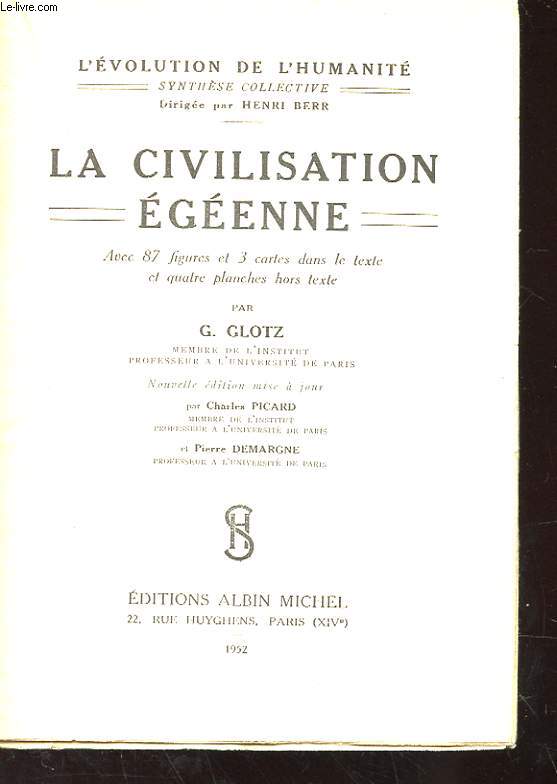 LA CIVILISATION EGEENNE