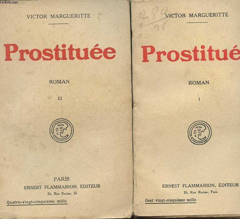 PROSTITUEE EN DEUX TOMES