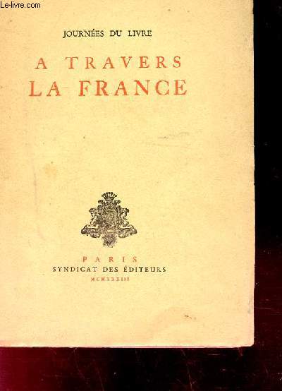 JOURNEES DU LIVRE A TRAVERS LA FRANCE