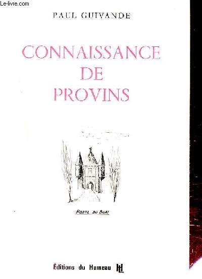 CONNAISSANCE DE PROVINS