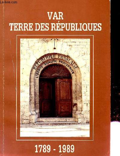 VAR. TERRE DES REPUBLIQUES. 1789-1989