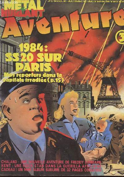 METAL HURLANT AVENTURE N3. 1984 : SS20 SUR PARIS