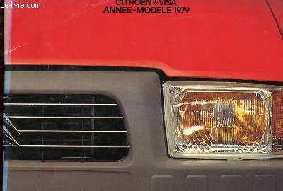 BROCHURE DE PRESENTATION DE LA CITROEN VISA ANNEE-MODELE 1979