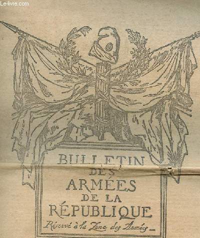 BULLETIN DES ARMEES DE LA REPUBLIQUE. 2EME ANNEE. N205. MERCREDI 2 AOUT 1916