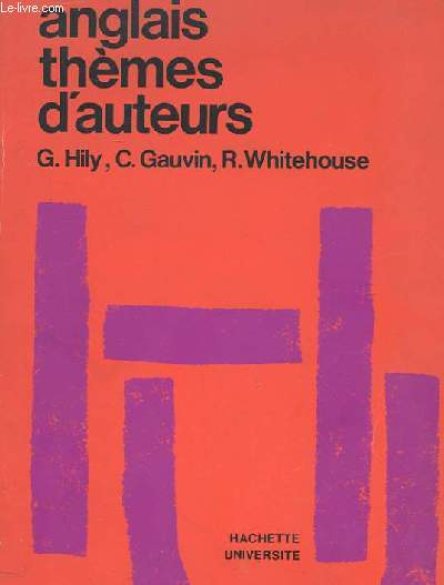 ANGLAIS THEMES D'AUTEURS