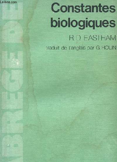 CONSTANTES BIOLOGIQUES