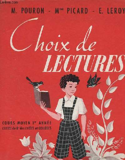 CHOIX DE LECTURES. COURS MOYEN 1ERE ANNEE