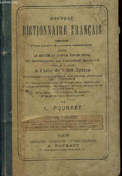 NOUVEAU DICTIONNAIRE FRANCAIS