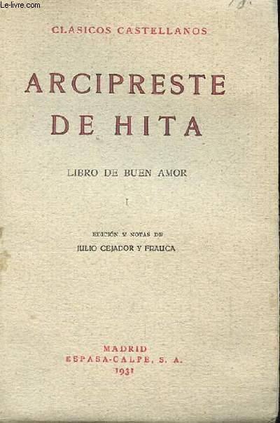 LIBRO DE BUEN AMOR I