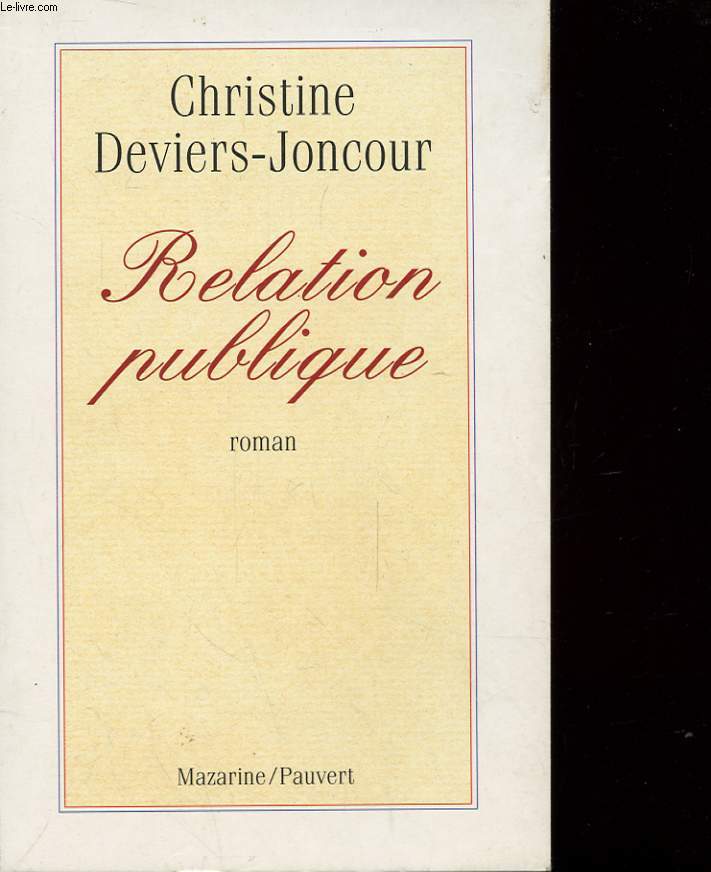 RELATION PUBLIQUE