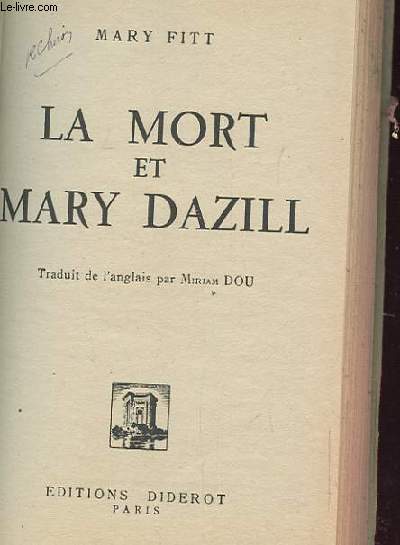 LA MORT DE MARY DAZILL