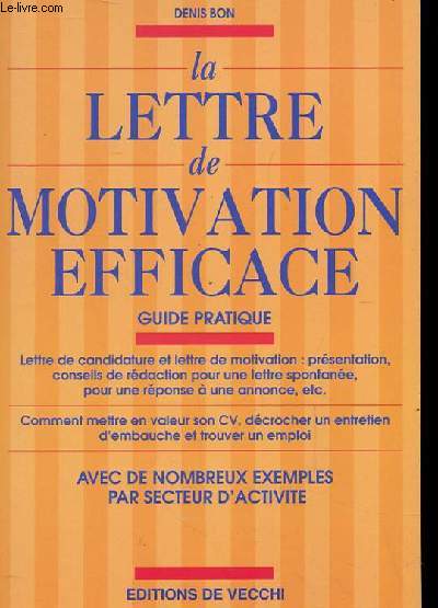 LA LETTRE DE MOTIVATION EFFICACE