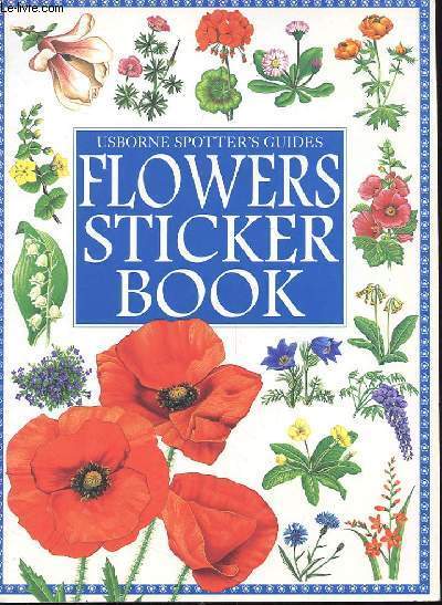 FLOWERS STICKER BOOK