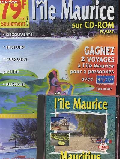 L'ILE MAURICE SUR CD ROM fascicule + cdr-om