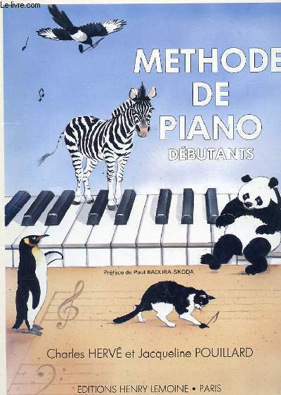 METHODE DE PIANO DEBUTANTS - CHARLES HERVE ET JACQUELINE POUILLARD - 1990 - Imagen 1 de 1